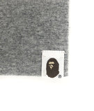 A Bathing Ape Grey College Logo Tee