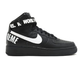 Air Force 1 High Supreme Black World Famous Supreme