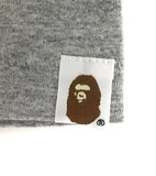 A Bathing Ape Grey College Logo on Camo Box Tee