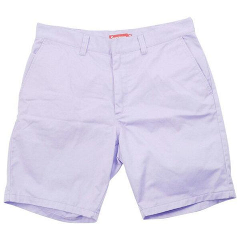 Supreme Purple Work Shorts