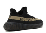 Authentic Yeezy Boost 350 V2 Core Black Green 3