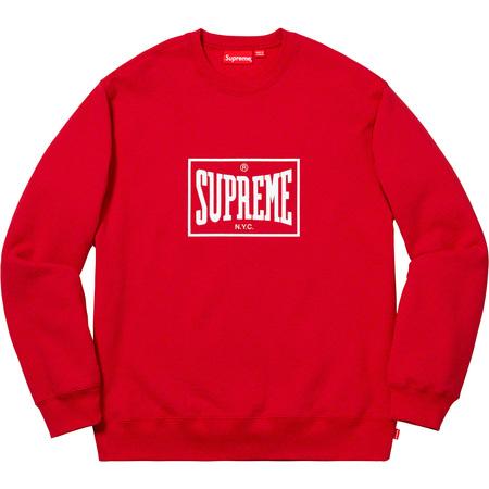 Supreme Warm Up Crewneck Red