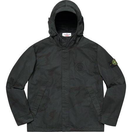 Supreme/Stone Island Riot Mask Camo Jacket Black Camo