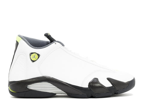 Jordan 14 Retro White Chartreuse (2005)