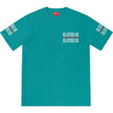 Supreme Stack Logo Tee Dusty Teal