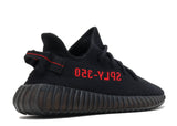 Authetic Yeezy Boost 350 V2 Black Red 3