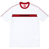 Supreme Chest Stripe Logo S/S Top White