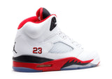 Jordan 5 Retro Fire Red Black Tongue (2013) Alternative View 2
