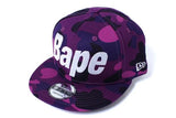 A Bathing Ape New Era Color Camo Snapback Purple