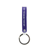 A Bathing Ape Purple Rubber Loop Keychain