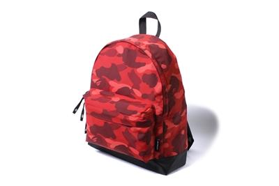 A Bathing Ape Red Camo Day Pack
