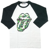 A Bathing Ape Rolling Stones 3/4 Sleeve Tee
