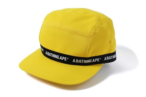 A Bathing Ape Logo Line Yellow Jet Cap