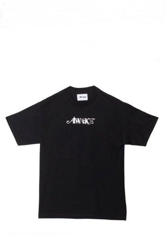 Awake Metallic Foil Logo Black Tee