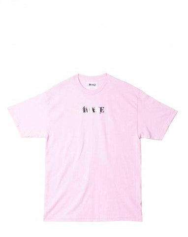 Awake Metallic Foil Logo Pink Tee