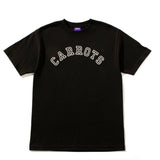 Carrots Black Collegiate Wordmark Tee