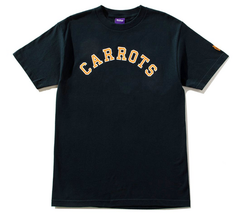 Carrots Navy Collegiate Wordmark Tee