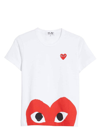 Comme des Garcons Play Tee White