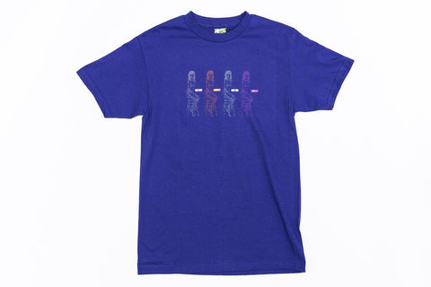 FELT Data Glitch T-shirt Purple