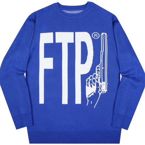 FTP WYB Knit Sweater Blue