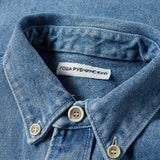 Gosha Rubchinskiy Mens Bleached Denim Shirt