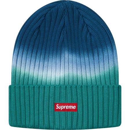 Supreme Overdyed Beanie Teal Tie Dye