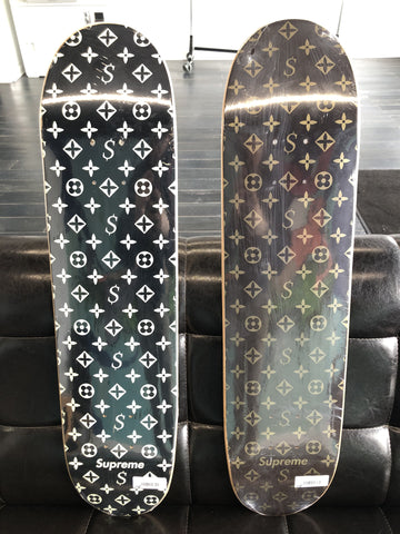 Supreme LV Recall Skateboard Deck Black & Brown