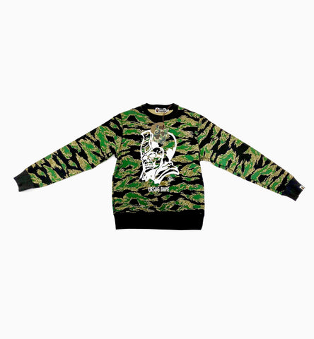 A Bathing Ape Ursus Tiger Camo General Crew