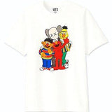KAWS Uniqlo Sesame Street Tee White