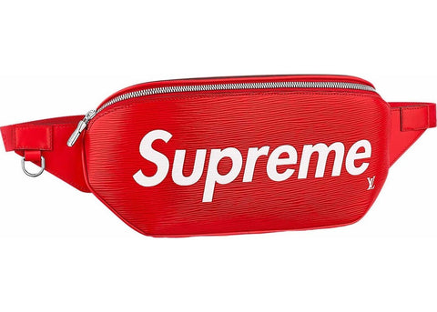 Louis Vuitton x Supreme Bumbag Epi Red