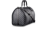 Louis Vuitton Keepall Bandouliere Damier Graphite (With Accessories) 55 Black/Gray