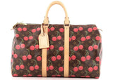 Louis Vuitton Keepall Monogram Cerises 45 Brown