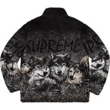 Supreme Wolf Fleece Jacket Black