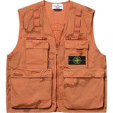 Supreme/Stone Island Camo Cargo Vest Coral Camo