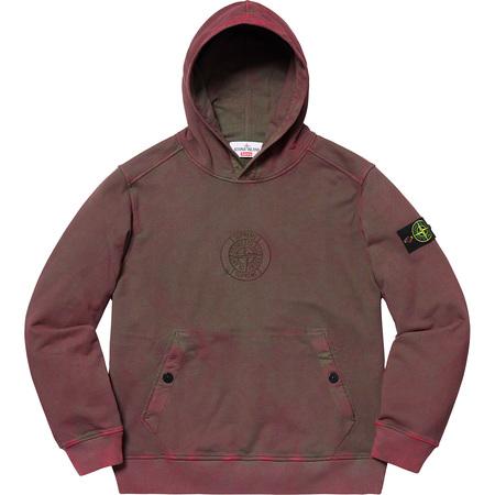 Supreme/Stone Island Hooded Sweatshirt Red