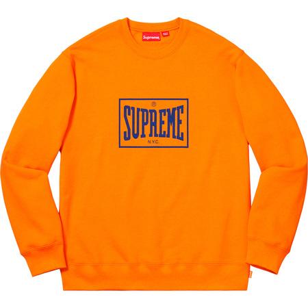 Supreme Warm Up Crewneck Orange