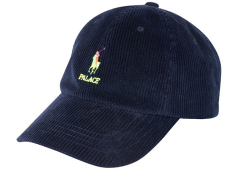 Palace Ralph Lauren Corduroy Classic Polo Cap Aviator Navy
