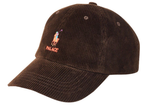 Authentic Palace Ralph Lauren Corduroy Classic Polo Cap Mohican Brown