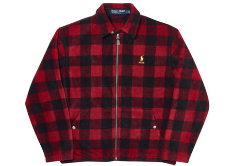 Authentic Palace Ralph Lauren Polar Fleece Harrington Buffalo Plaid