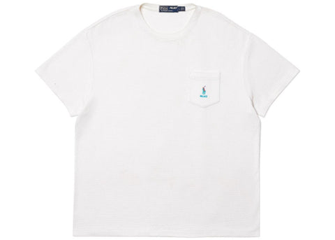 Authentic Palace Ralph Lauren Waffle Pocket Tee Pure White