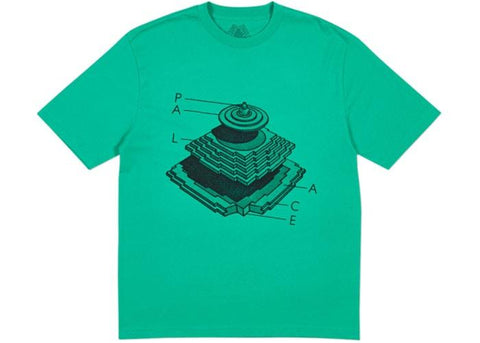 Palace Pyramidal T-Shirt Pool Green