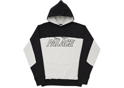 Palace Space Hoodie Black/ Grey Marl