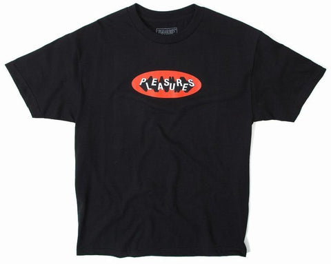 Pleasures Black 3D Logo T-Shirt