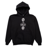 Pleasures Black Dead Crew Hoody