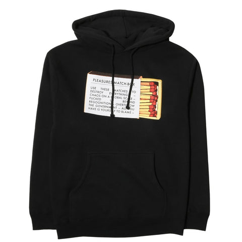 Pleasures Black Matchbox Hoody