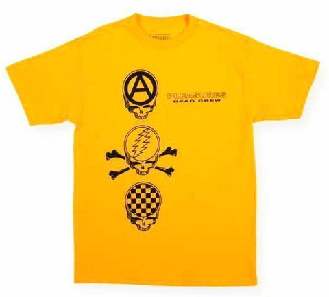 Pleasures Gold Dead Crew T-Shirt