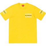 Supreme Stack Logo Tee Yellow