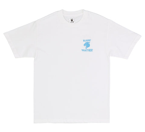 Rare Panther Embroidered Logo Tee White