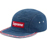 Supreme Worldwide Visor Tape Camp Cap Denim1