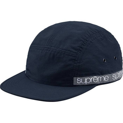 Supreme Navy Tonal Taping Camp Cap